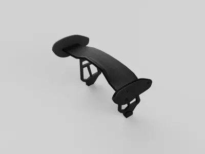 Spoiler back lift rear auto  3D model