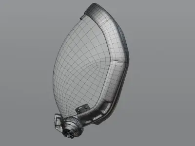 Oxygen Mask Low-poly 3D model purchase