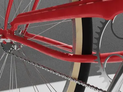 1970s Bicycle 3D model