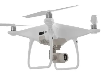 Quadcopter DJI Phantom 4 Pro BLENDER 3D Model Cycles 3D model