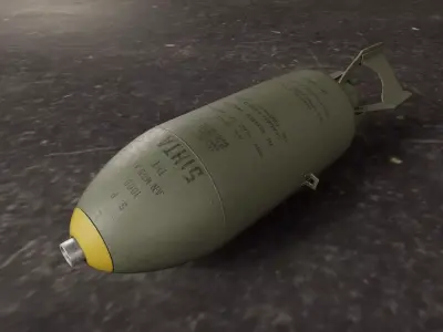 Military Bomb 3D model