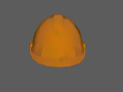 Safety Helmet Low Poly Low-poly 3D model purchase