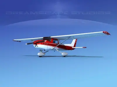Cessna 150 Aerobat V06 3D model