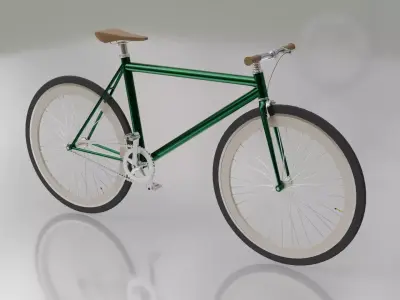 Fixie Bike - Urban Bicycle 3D model