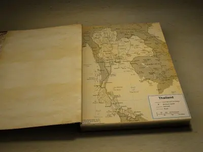 The book cover  and page opens 3D model