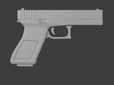 Glock 19 3D model get