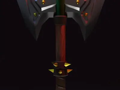 Game Assets Ax Model Low-poly 3D model