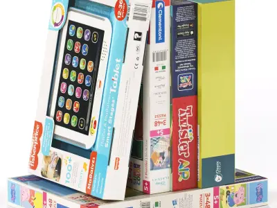 Board Games Pack 10 3D model