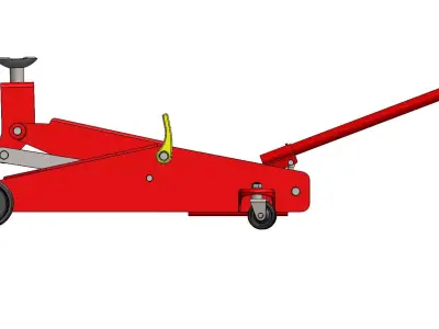 Hydraulic Car Jack 3D model