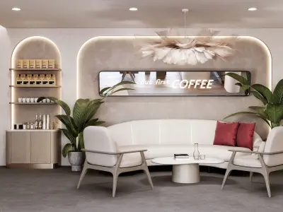 Restaurant Design 3D model buy