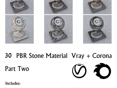 30 PBR Stone Material Part 2 Texture