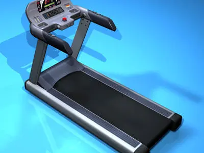 Treadmill 3D model 4
