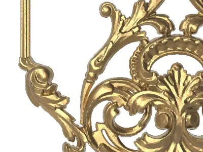decorative pattern ready for 3D printing 3D model 79