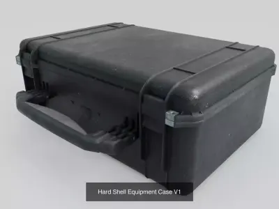 Hard Shell Equipment Cases 3D Model Pack