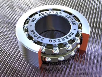WD Bearing2206K Free 3D model
