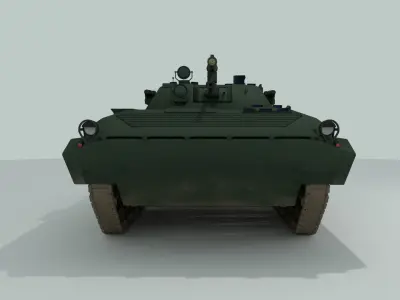BMP-2 russian armoured vehicle 3D model