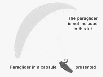  Paraglider in capsule 