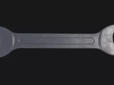 Wrench Game Ready PBR Low-poly 3D model