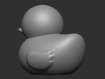  Yellow duck animal cute nature Free 3D model