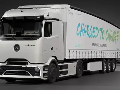 2025 Mercedes-Benz eActros 600 3D model