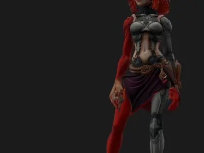 Zialety Half Elf Half-Machine All Hero 3D model