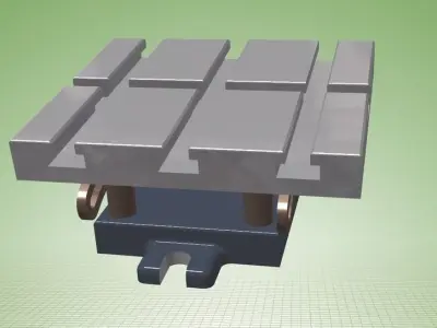 T-Slot Tilt Table Free 3D model