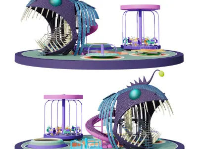 The Ultimate Abyss Playground Low-poly 3D model