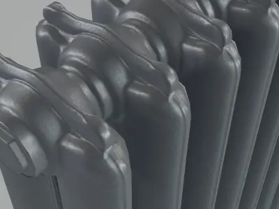 Epoca Cast Iron Radiator 2C8 3D model