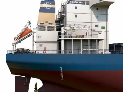 Bulk carrier  3D model