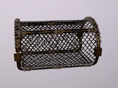 LobsterPot Low-poly 3D model