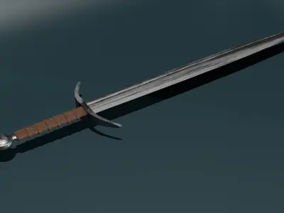 game ready low poly sword pack Low-poly 3D model