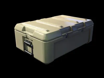 Medic Case PBR Low-poly 3D model