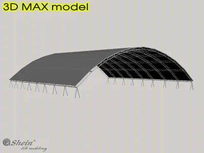 Aircraft helling Low-poly 3D model