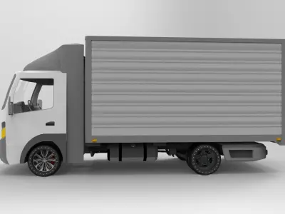 Box Truck 3D model buy