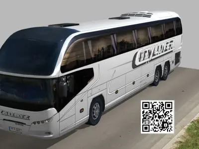 Neoplan bus Cityliner L Low-poly 3D model