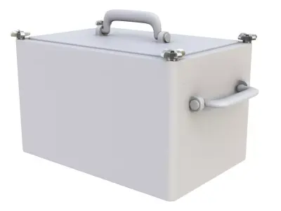 Plastic container 04 3D model