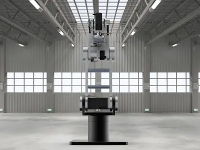 Six manipulator 3D model