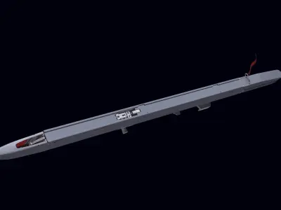 APU-60-I Launcher 3D model