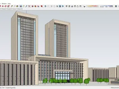 Sketchup Building N2 3D model