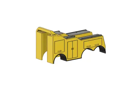 ABSCHLEPPER AUFBAU LKW TRUCK RC 3D print model