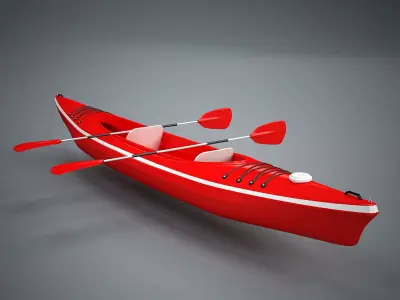 Recreational Kayak 3D model