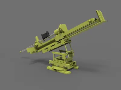 LM 75 Drill Rig 3D Model 3D model