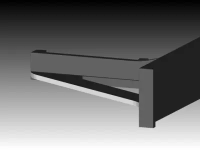 Wall Bracket II Free 3D model