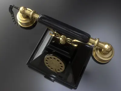 Antique Telephone - Royal Victoria 1938 Rotary Telephone 3D model