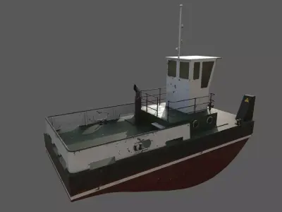 Aeronaut Ramborator tug boat 3D model