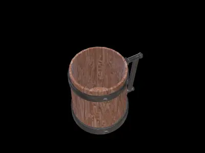 Beer Mug Low-poly 3D model purchase