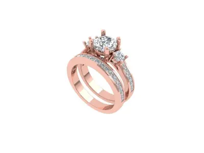 Wedding Ring  3D print model 249