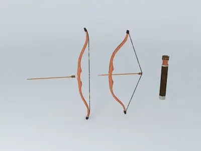 ARGONAUTS bow and arrow 3D model