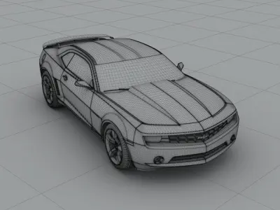 Sports car 3D model