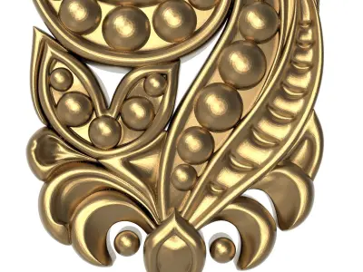  decorative pattern ready for 3D printing 3D model 489